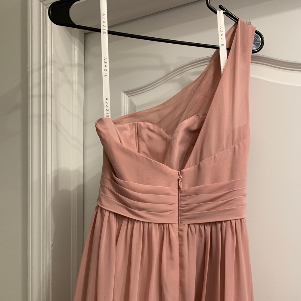 Azazie Dusty Rose Nora Dress Size 6